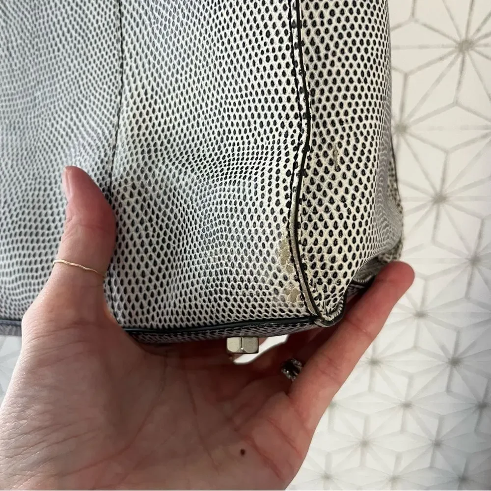 Rebecca Minkoff MAB Large Tote Black White